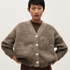 Babaa No 19 Dark Mist cardigan (regular/not mini)